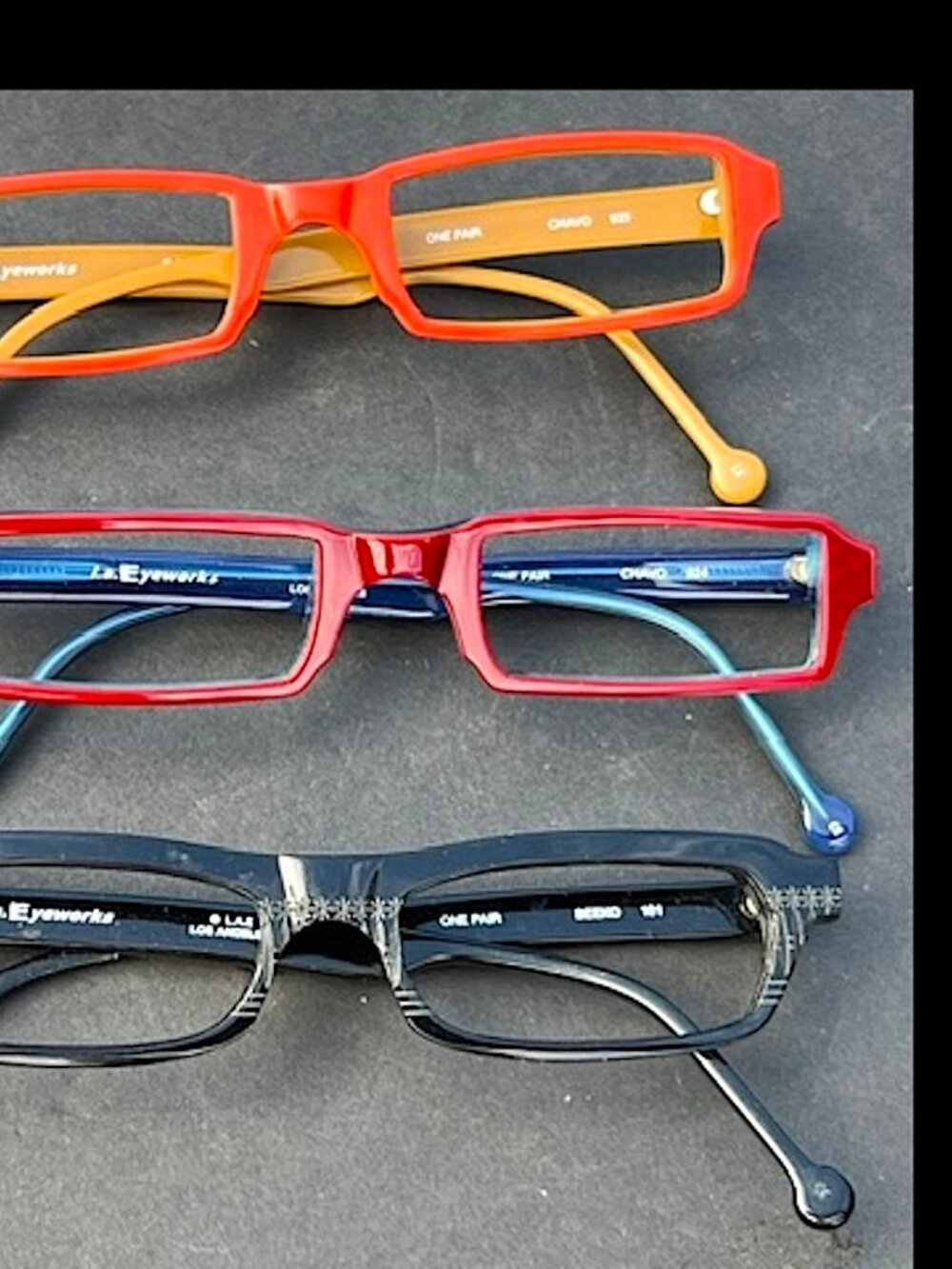 l.a. Eyeworks Vintage Frames Lot of 3